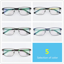 Load image into Gallery viewer, 2023 Brand titanium glasses frame men frame glasses Square eye glasses frames for men spectacle frames myopia eyeglasses