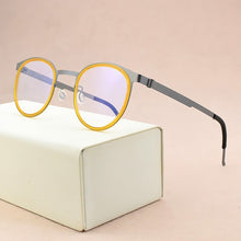 Load image into Gallery viewer, 2023 brand eyeglasses Women&#39;s round titanium glasses frame men optical glasses frame women spectacle frames Men&#39;s 9704