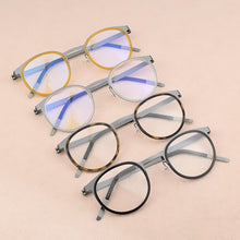 Load image into Gallery viewer, 2023 brand eyeglasses Women&#39;s round titanium glasses frame men optical glasses frame women spectacle frames Men&#39;s 9704