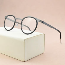 Load image into Gallery viewer, 2023 brand eyeglasses Women&#39;s round titanium glasses frame men optical glasses frame women spectacle frames Men&#39;s 9704