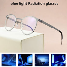 Load image into Gallery viewer, 2023 brand eyeglasses Women&#39;s round titanium glasses frame men optical glasses frame women spectacle frames Men&#39;s 9704