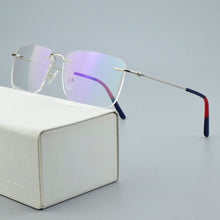 Load image into Gallery viewer, 2023 Brand Rimless optical glasses frame Women eyeglasses Square myopia computer eye glasses frames for men spectacle frames