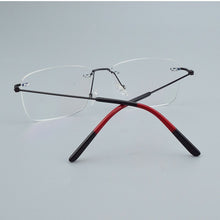 Load image into Gallery viewer, 2023 Brand Rimless optical glasses frame Women eyeglasses Square myopia computer eye glasses frames for men spectacle frames