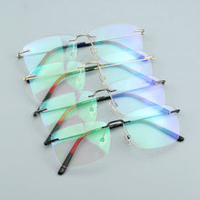 Load image into Gallery viewer, 2023 Brand Rimless optical glasses frame Women eyeglasses Square myopia computer eye glasses frames for men spectacle frames