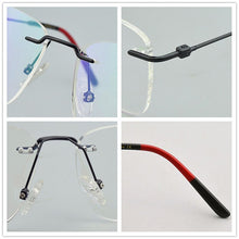 Load image into Gallery viewer, 2023 Brand Rimless optical glasses frame Women eyeglasses Square myopia computer eye glasses frames for men spectacle frames