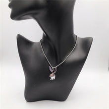 Load image into Gallery viewer, 2020 new Women Fashion Cute Long Ear Bunny Pendant Necklaces Charm Playboy Necklace Party Jewelry Collier Femme