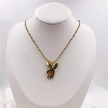 Load image into Gallery viewer, 2020 new Women Fashion Cute Long Ear Bunny Pendant Necklaces Charm Playboy Necklace Party Jewelry Collier Femme