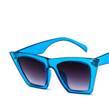 Load image into Gallery viewer, 2023 brand sunglasses Square glasses  Personalized cat eyes Colorful sunglasses trend versatile sunglasses uv400 curtain