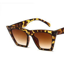 Load image into Gallery viewer, 2023 brand sunglasses Square glasses  Personalized cat eyes Colorful sunglasses trend versatile sunglasses uv400 curtain