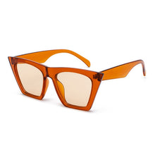 Load image into Gallery viewer, 2023 brand sunglasses Square glasses  Personalized cat eyes Colorful sunglasses trend versatile sunglasses uv400 curtain