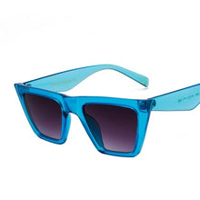 Load image into Gallery viewer, 2023 brand sunglasses Square glasses  Personalized cat eyes Colorful sunglasses trend versatile sunglasses uv400 curtain