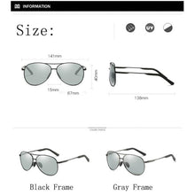 Load image into Gallery viewer, 2023 brand Unisex Sunglasses Polarized Photochromic Eyewear Goggles Accessories Discolour Lens Glasses For Men/Women