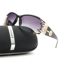 Load image into Gallery viewer, 2023 polarized Sunglasses Women  Brand Sexy Crystal Trendy Ladies Retro Goggle Polarized Driving Shades With box NX