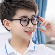 Load image into Gallery viewer, 2023 round frame anti blue light glasses Plain glasses children radiation protection for kid Computer phone Online course
