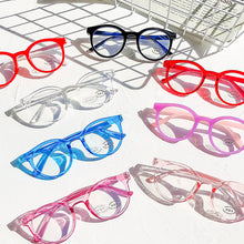 Load image into Gallery viewer, 2023 round frame anti blue light glasses Plain glasses children radiation protection for kid Computer phone Online course