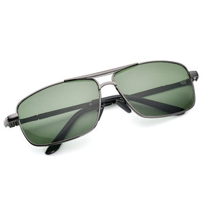 2023 tempered glass lens sunglasses men wear-resisting очки для водителя vintage dark green lens Gafa de sol, UV400