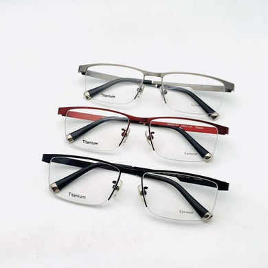 2023  optical frames pure titanium halffim eyeglasses frame  ultra light spectacle prescription potter 61057
