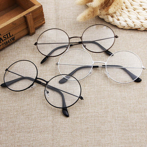 2022 round eyeglasses glasses frame men/women clear fake glasses eyeglass round eye glasses frames for women/men