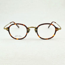 Load image into Gallery viewer, round titanium optical glasses frame women Small Vintage eyeglasses frames myopia computer eye glasses frames for women 181