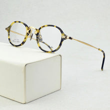 Load image into Gallery viewer, round titanium optical glasses frame women Small Vintage eyeglasses frames myopia computer eye glasses frames for women 181