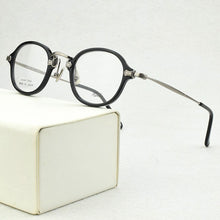 Load image into Gallery viewer, round titanium optical glasses frame women Small Vintage eyeglasses frames myopia computer eye glasses frames for women 181