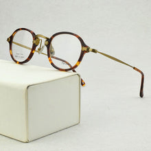 Load image into Gallery viewer, round titanium optical glasses frame women Small Vintage eyeglasses frames myopia computer eye glasses frames for women 181