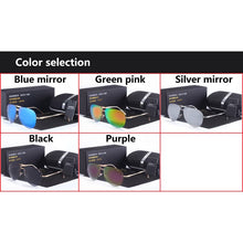 Carica l'immagine nel visualizzatore di Gallery, 2023 women polarized  Sunglasses  uv protection pilot feminin diamond sun Glasses vintage with original box