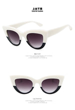 Load image into Gallery viewer, 2023Cat Eye Sunglasses For Women Pink Mirror Retro Brand Designer Shades Female Sun Glasses Black pink Coating