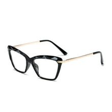 Carica l&#39;immagine nel visualizzatore di Gallery, Square Women reading Glasses Frame Crystal Multi-section Brand Design Optical Computer oculos Glasses gafas de lectura mujer