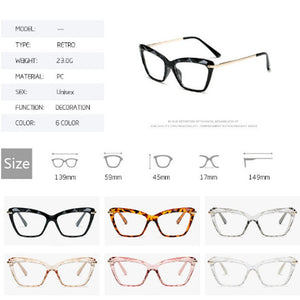 Square Women reading Glasses Frame Crystal Multi-section Brand Design Optical Computer oculos Glasses gafas de lectura mujer