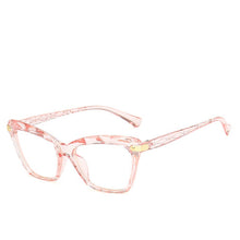 Carica l&#39;immagine nel visualizzatore di Gallery, Square Women reading Glasses Frame Crystal Multi-section Brand Design Optical Computer oculos Glasses gafas de lectura mujer