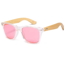 Load image into Gallery viewer, 2023 Gradient sunglasses classics unusual wood bamboo Square candy  brand designer men rays women sun glasses