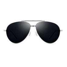 Load image into Gallery viewer, 2023 Aluminium Alloy Silver Frame Men Sunglasses Folding Polarized Driving Glasses
