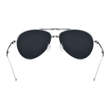 Load image into Gallery viewer, 2023 Aluminium Alloy Silver Frame Men Sunglasses Folding Polarized Driving Glasses