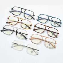 Load image into Gallery viewer, 2023 Anti-blue Glasses Pilot Eyewear Optical Classic Frame Women Men  Metal Glasses Frames Retro Clear Myopia Frame UV400