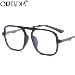 2023 Anti-blue Glasses Pilot Eyewear Optical Classic Frame Women Men  Metal Glasses Frames Retro Clear Myopia Frame UV400