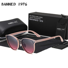 Load image into Gallery viewer, 2022 Aviation Polarized Lady Sunglasses Cat Eye Fashion Women Sun Glasses luxury Woman Female Brand New oculos de sol