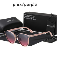 Load image into Gallery viewer, 2022 Aviation Polarized Lady Sunglasses Cat Eye Fashion Women Sun Glasses luxury Woman Female Brand New oculos de sol