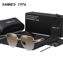 Load image into Gallery viewer, 2023 Aviation Sunglasses Male Driving TAC Metal men&#39;s Brand Sun glasses  Man Eyewear UV400 Original Designer Oculos