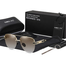 Load image into Gallery viewer, 2023 Aviation Sunglasses Male Driving TAC Metal men&#39;s Brand Sun glasses  Man Eyewear UV400 Original Designer Oculos