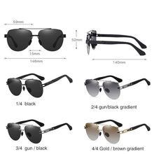Load image into Gallery viewer, 2023 Aviation Sunglasses Male Driving TAC Metal men&#39;s Brand Sun glasses  Man Eyewear UV400 Original Designer Oculos