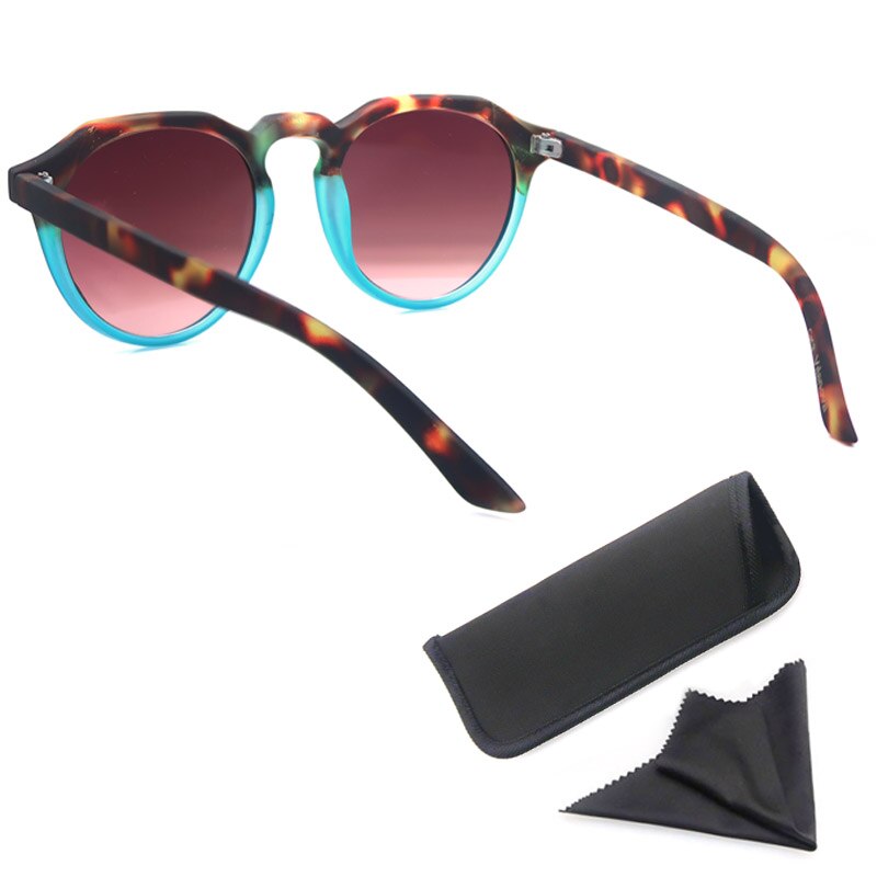 2023 Beach Glasses Photochromic Women Sunglasses Stylish Retro Round Frame Sun Protection And UV 400 Protection