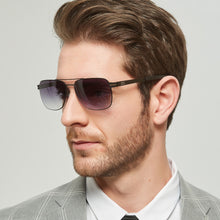 Load image into Gallery viewer, 2023 Berin Brand Design  Sunglasses Men Screw-less Lightweight Suqare Sun Glass UV Protetion Coating Gradient Lenses