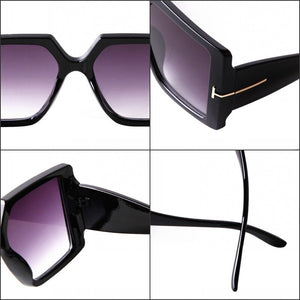 2023 Brand Design Oversized Square Tom Sunglasses For Women Men Retro Summer Driving Travel Uv400 Big Sun Glasses Shades