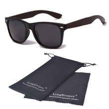 Load image into Gallery viewer, 2023 Brand Designer Black Walnut Sunglasses Men Polarized Wood Sunglasses Bamboo Glasses Male UV400 Driving Wooden Eyewear Bag