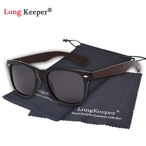 2023 Brand Designer Black Walnut Sunglasses Men Polarized Wood Sunglasses Bamboo Glasses Male UV400 Driving Wooden Eyewear Bag