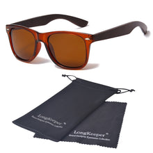 Load image into Gallery viewer, 2023 Brand Designer Black Walnut Sunglasses Men Polarized Wood Sunglasses Bamboo Glasses Male UV400 Driving Wooden Eyewear Bag