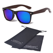 Load image into Gallery viewer, 2023 Brand Designer Black Walnut Sunglasses Men Polarized Wood Sunglasses Bamboo Glasses Male UV400 Driving Wooden Eyewear Bag