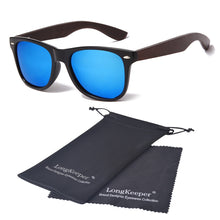 Load image into Gallery viewer, 2023 Brand Designer Black Walnut Sunglasses Men Polarized Wood Sunglasses Bamboo Glasses Male UV400 Driving Wooden Eyewear Bag