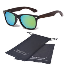 Load image into Gallery viewer, 2023 Brand Designer Black Walnut Sunglasses Men Polarized Wood Sunglasses Bamboo Glasses Male UV400 Driving Wooden Eyewear Bag